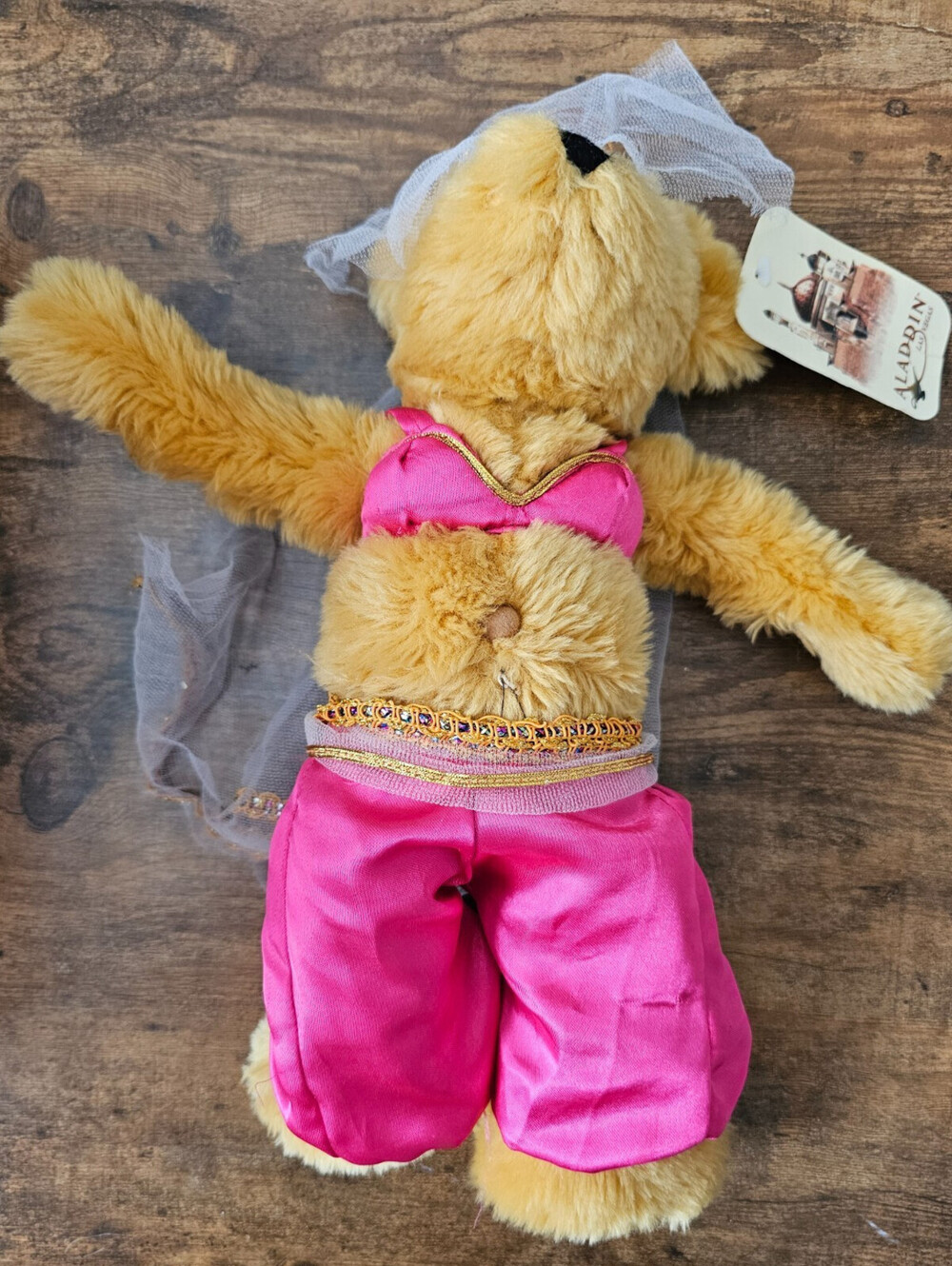 Vintage Aladdin Las Vegas Casino Plush Stuffed Teddy Bear NEW